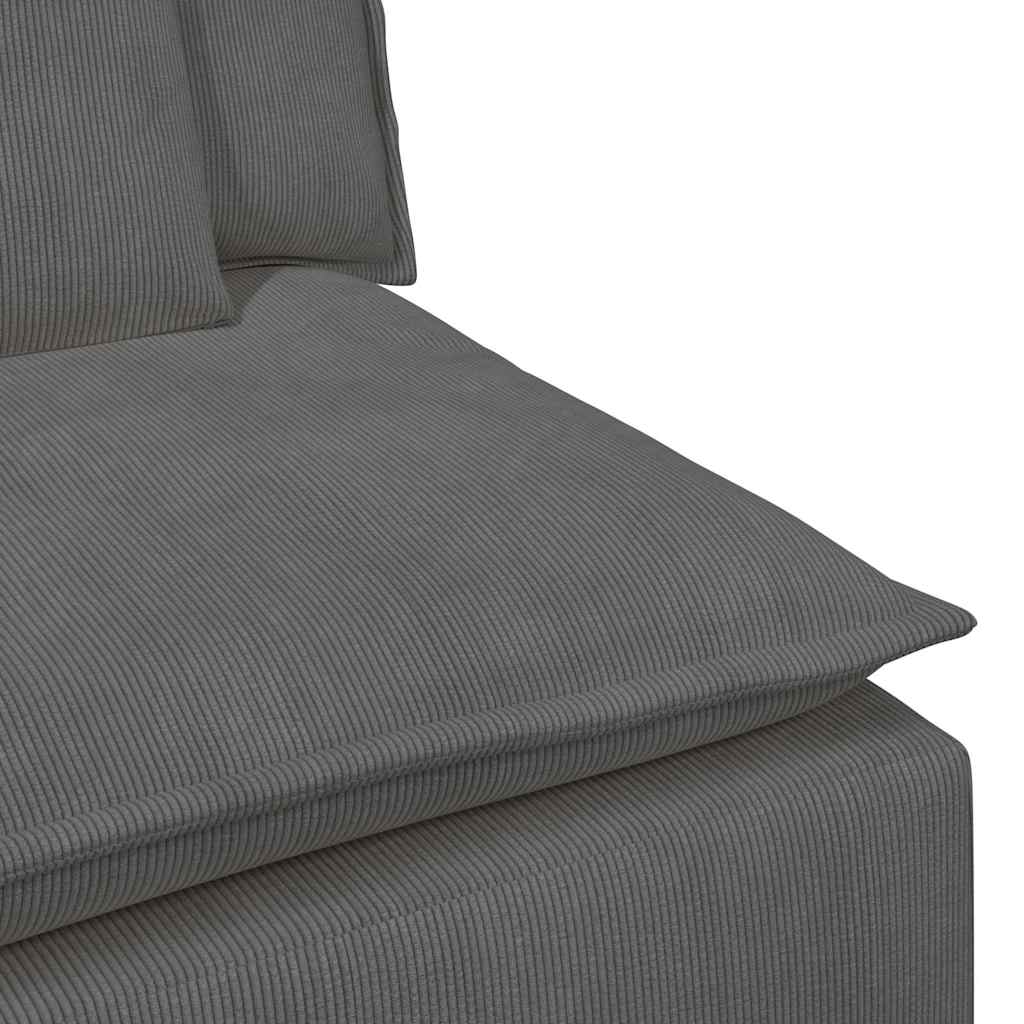 modulsofa med hynder mørkegrå
