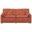 modulsofa med hynder rød orange