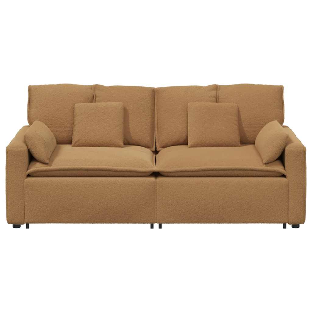 modulsofa med hynder beige