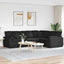 modulsofa med hynder stof sort