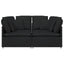 modulsofa med hynder stof sort