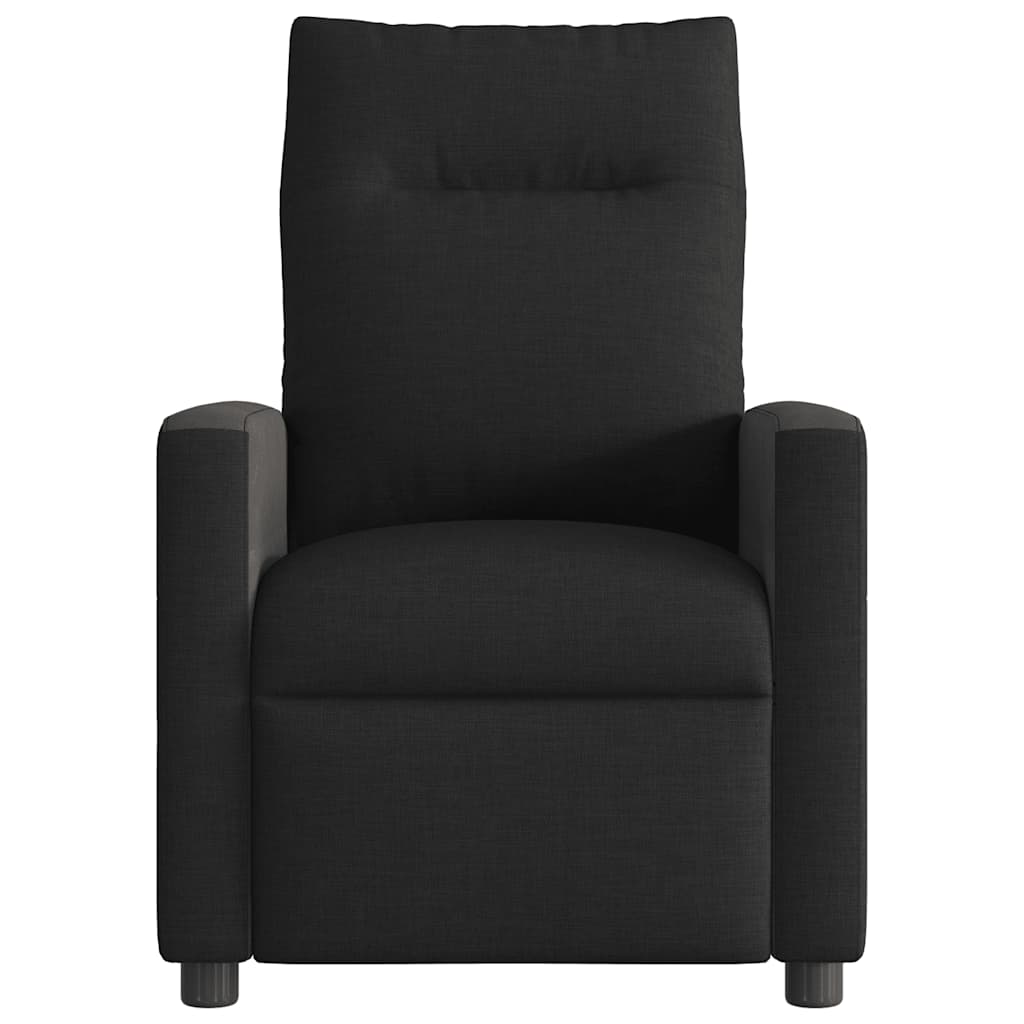 eldrevet massagestol stof sort
