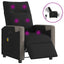 eldrevet massagestol stof sort