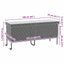 opbevaringsboks med hjul 160x55x75 cm polyrattan sort