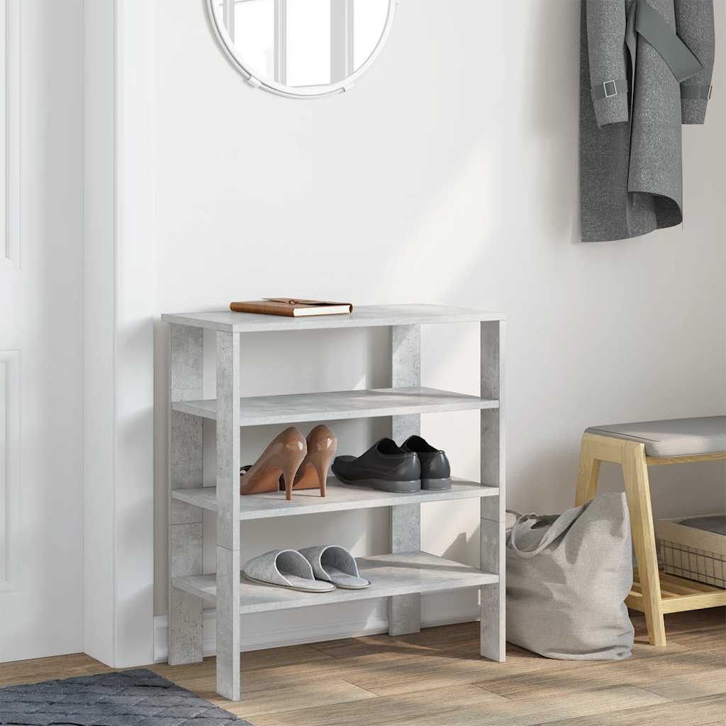 skoreol 61x32x70 cm konstrueret træ betongrå