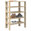 skoreol 61x32x87,5 cm konstrueret træ sonoma-eg
