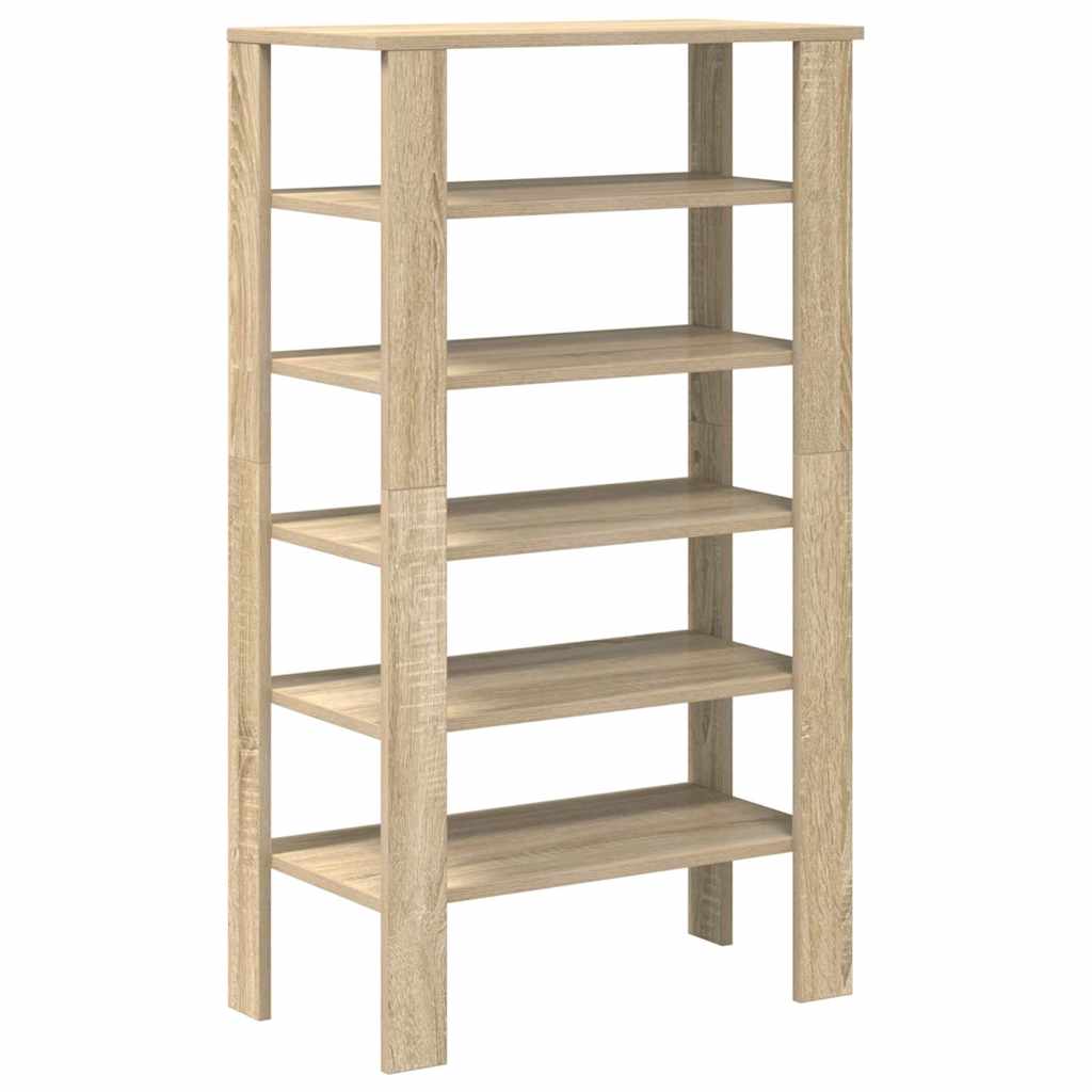 skoreol 61x32x105 cm konstrueret træ sonoma-eg