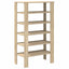 skoreol 61x32x105 cm konstrueret træ sonoma-eg