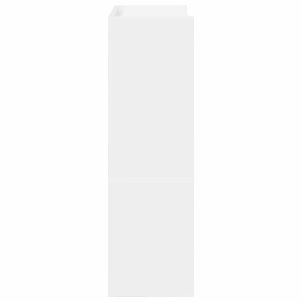 skoreol 60x25x81 cm konstrueret træ hvid