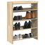 skoreol 60x25x81 cm konstrueret træ sonoma-eg