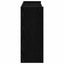 skostativ 80x25x62 cm konstrueret træ sort