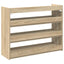 skoreol 80x25x62 cm konstrueret træ sonoma-eg
