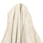 Tæppe-hoodie KINN Creme L Bomuld