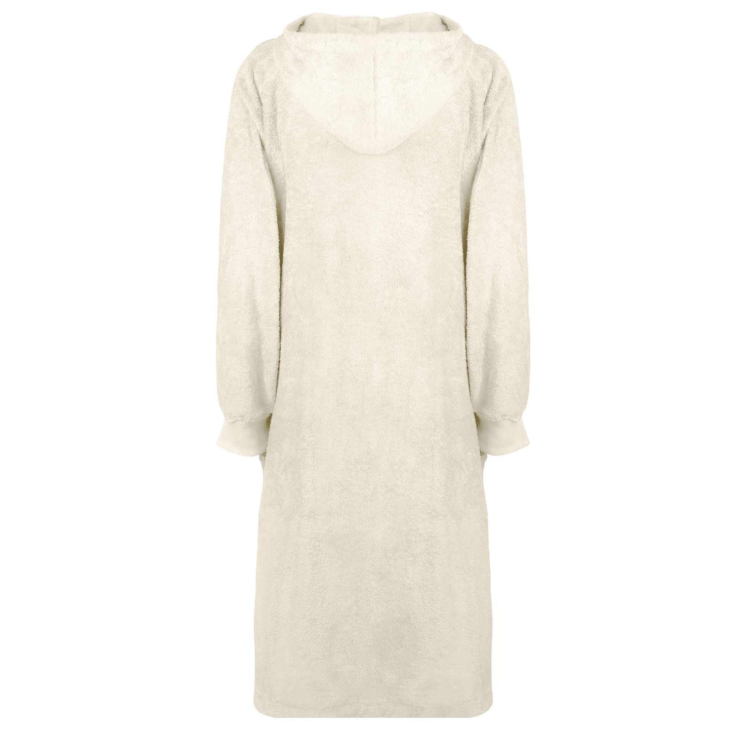 Tæppe-hoodie KINN Creme XL Bomuld