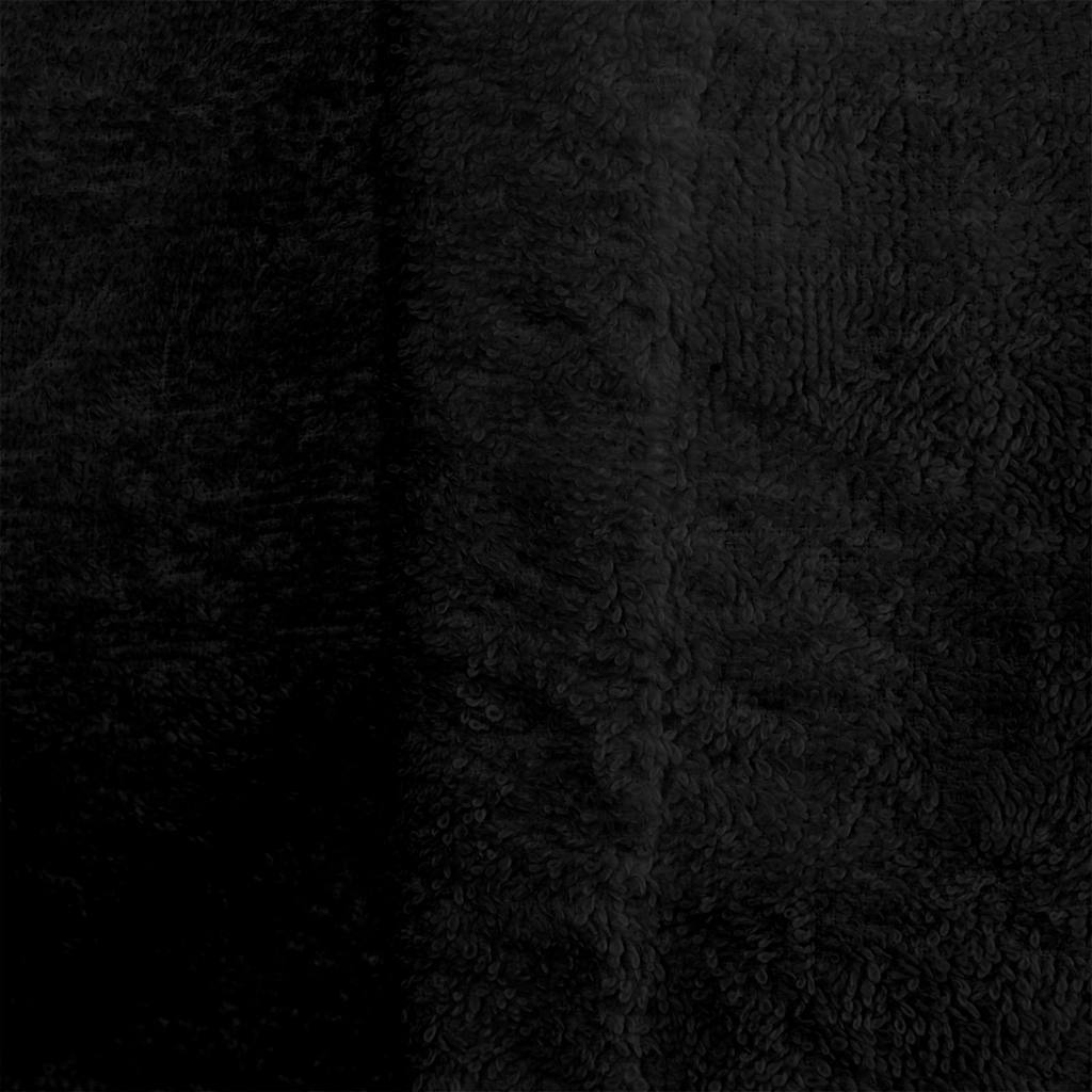 Tæppe-hoodie KINN Sort XL Bomuld