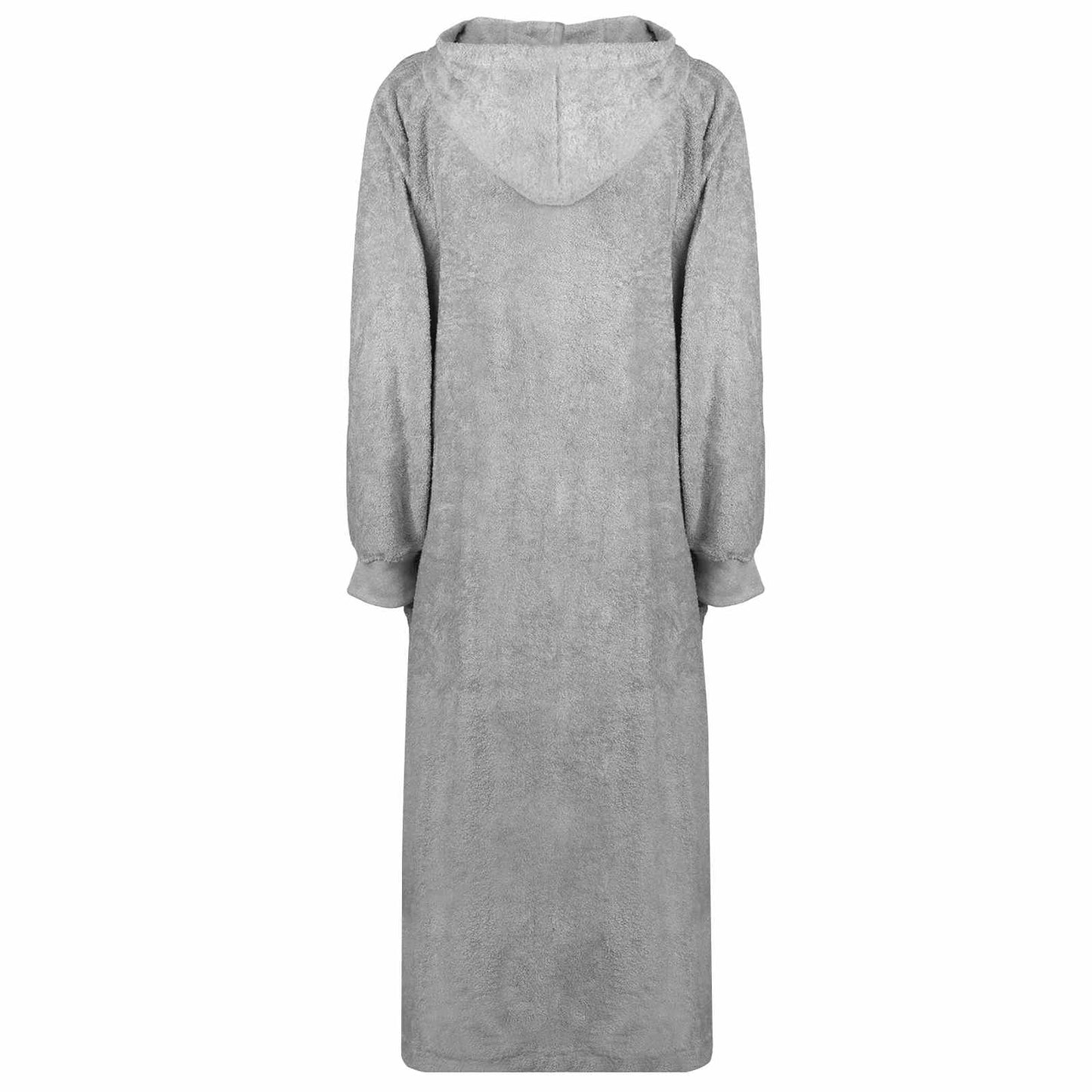 Tæppe-hoodie KINN Grå XXL Bomuld
