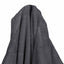 Tæppe-hoodie KINN Antracit XXL Bomuld