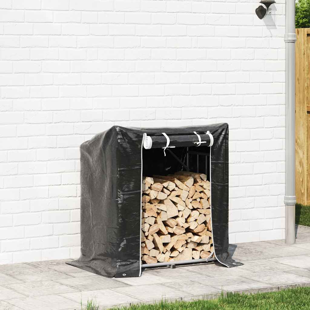 brændestativ med regnslag 101x61x110,5 cm galvaniseret stål