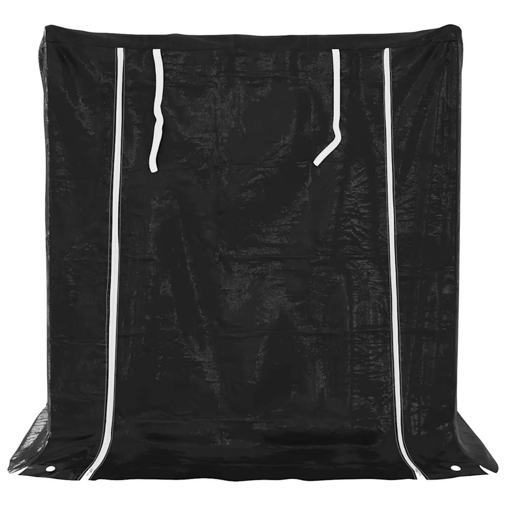 brændestativ med regnslag 101x61x110,5 cm galvaniseret stål