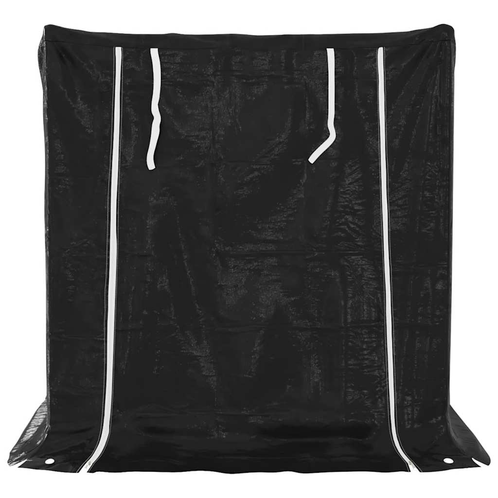 brændestativ med regnslag 100,5x100,5x110,5cm galvaniseret stål