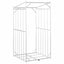 brændestativ med regnslag 100x100x200 cm galvaniseret stål