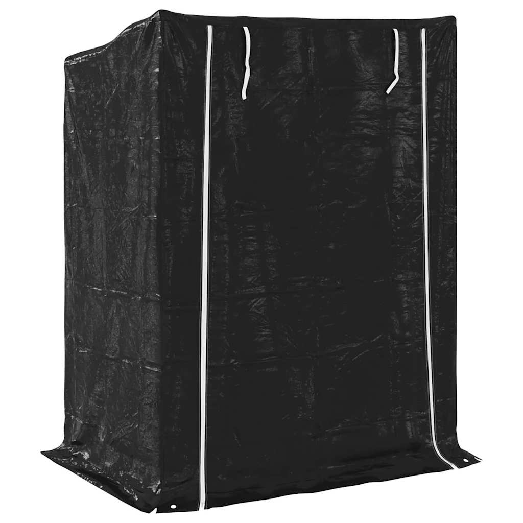 brændestativ med regnslag 150x100x200 cm galvaniseret stål