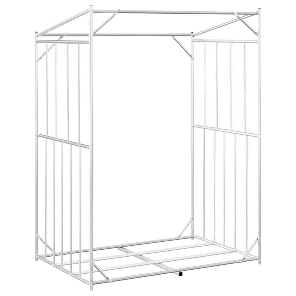 brændestativ med regnslag 150x100x200 cm galvaniseret stål