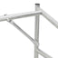 brændestativ med regnslag 150x100x200 cm galvaniseret stål