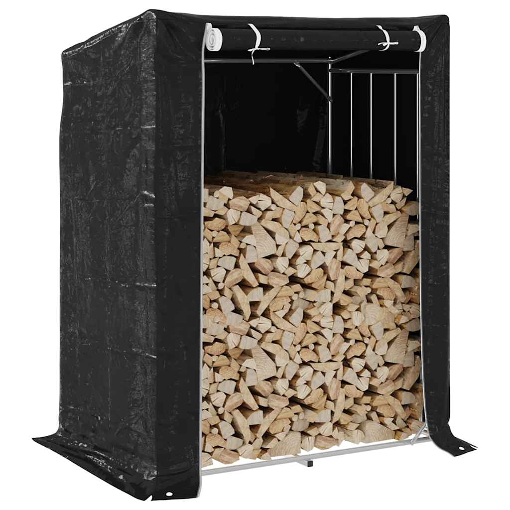 brændestativ med regnslag 150x100x200 cm galvaniseret stål