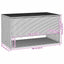 udendørs hyndeboks 100x55x55,5 cm polyrattan brun