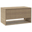udendørs hyndeboks 100x55x55,5 cm polyrattan beige