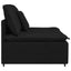 modulopbygget sofacentermodul med hynder 100 cm sort