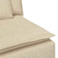 modulopbygget sofacentermodul med hynder 100cm cremefarvet