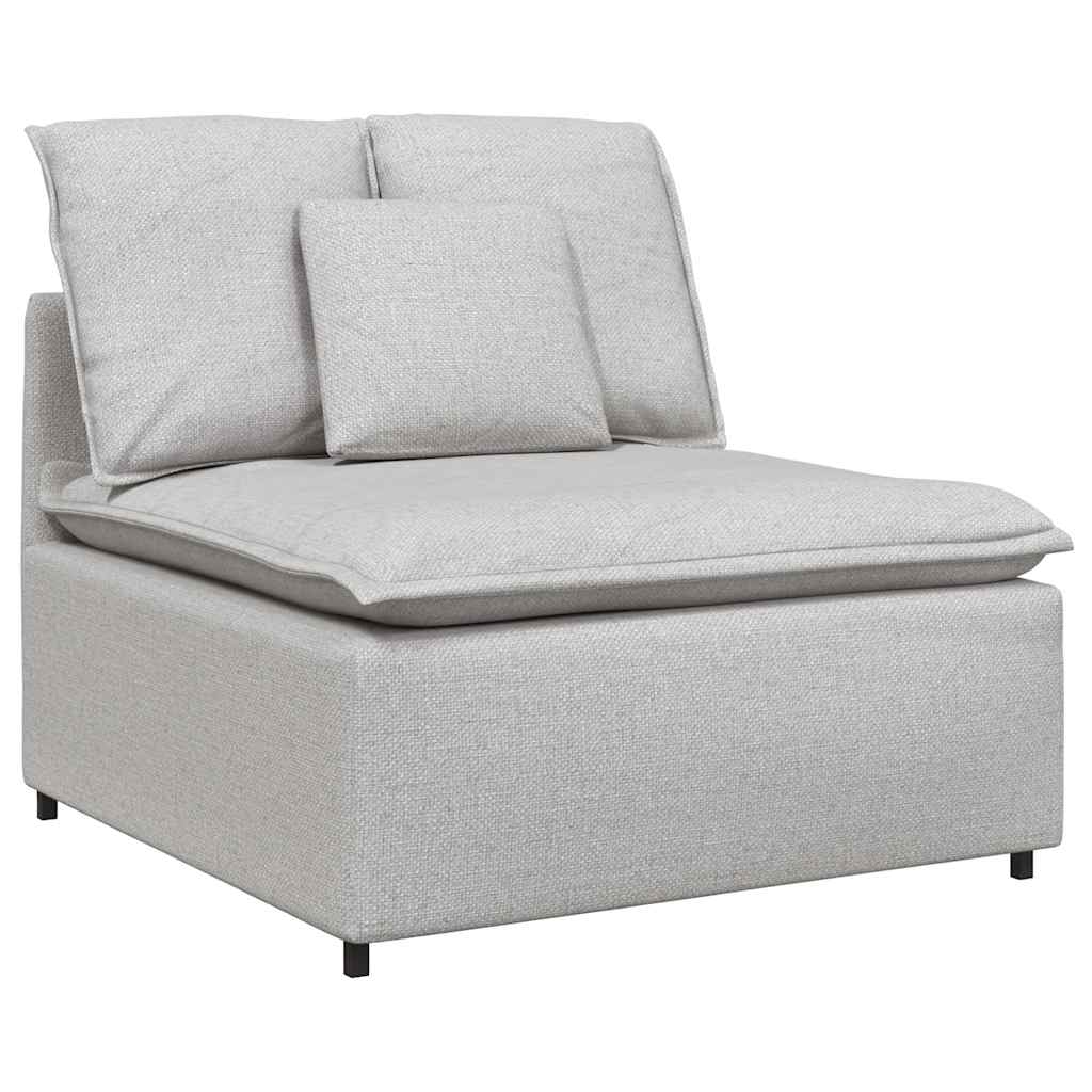 modulopbygget sofacentermodul med hynder 100 cm skygrå