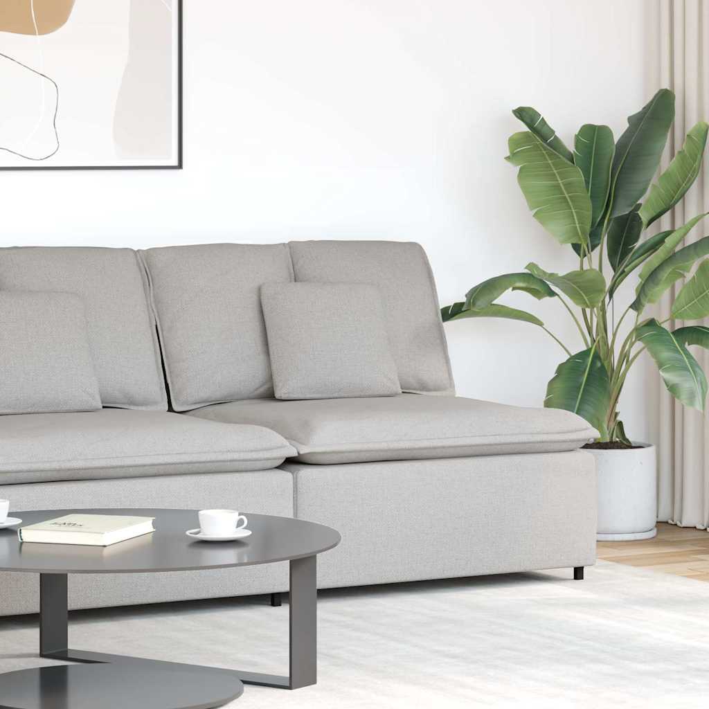 modulopbygget sofacentermodul med hynder 100 cm skygrå