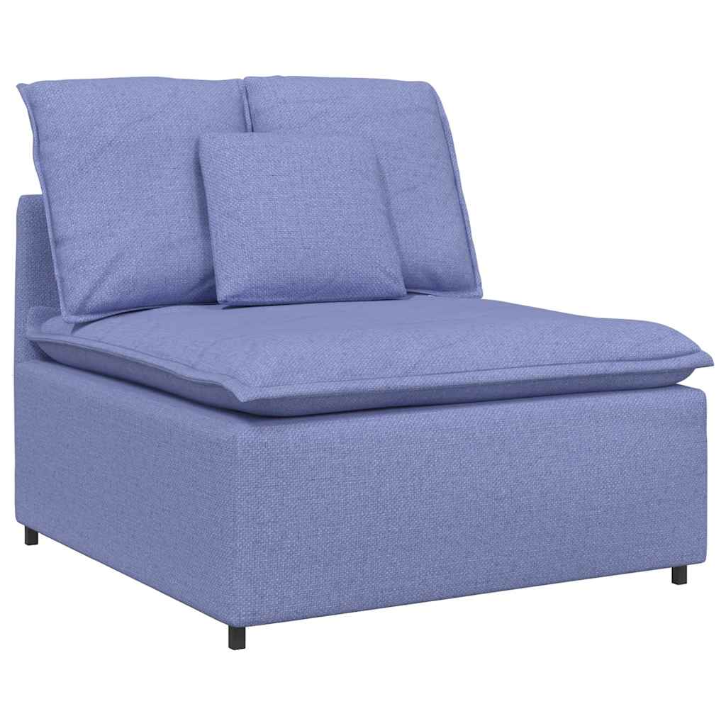 modulopbygget sofacentermodul med hynder 100 cm jeansblå