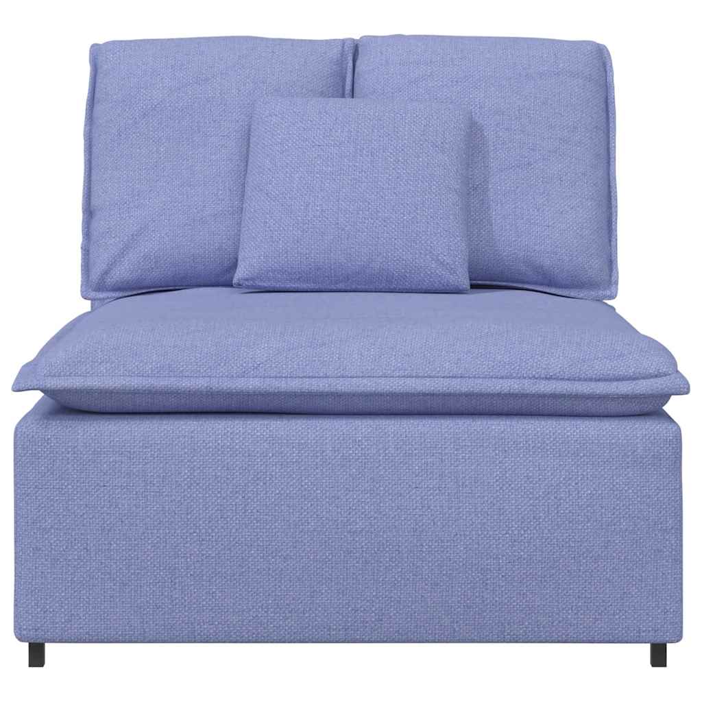 modulopbygget sofacentermodul med hynder 100 cm jeansblå