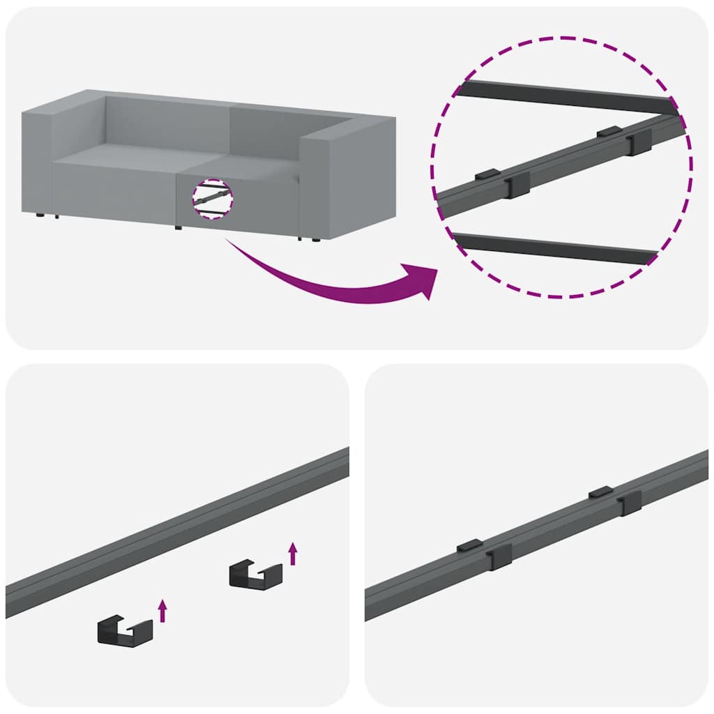 modulopbygget sofacentermodul med hynder 100 cm mørkegrøn