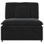 modulopbygget sofacentermodul med hynder 100 cm sort