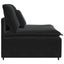 modulopbygget sofacentermodul med hynder 100 cm sort