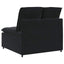 modulopbygget sofacentermodul med hynder 100 cm sort
