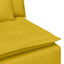 modulopbygget sofacentermodul med hynder 100 cm gul