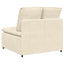 modulopbygget sofacentermodul med hynder 100cm cremefarvet