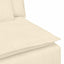 modulopbygget sofacentermodul med hynder 100cm cremefarvet