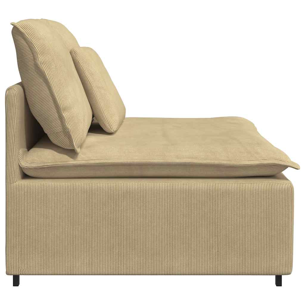 modulopbygget sofacentermodul med hynder 100 cm grågrøn