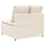 modulopbygget sofacentermodul med hynder 100cm cremefarvet