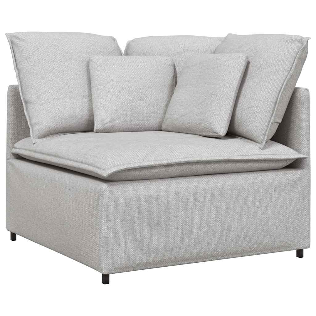 modulsofa hjørnemodul med hynder 100 cm skygrå
