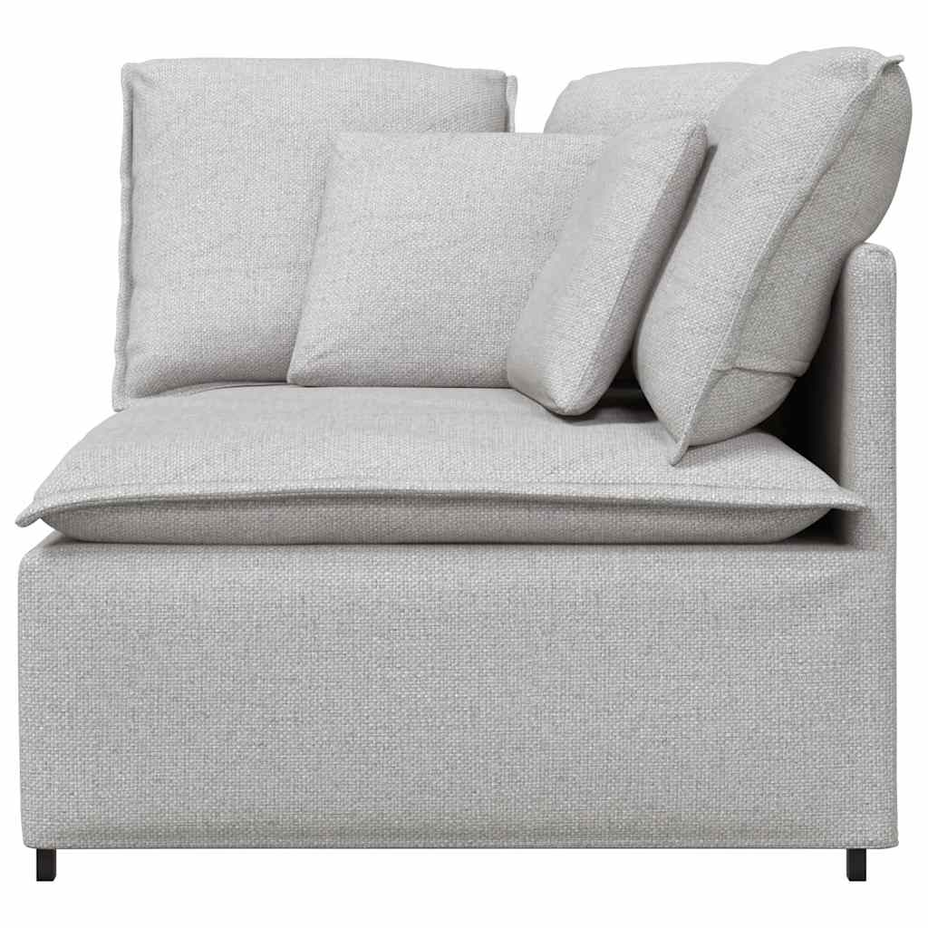 modulsofa hjørnemodul med hynder 100 cm skygrå