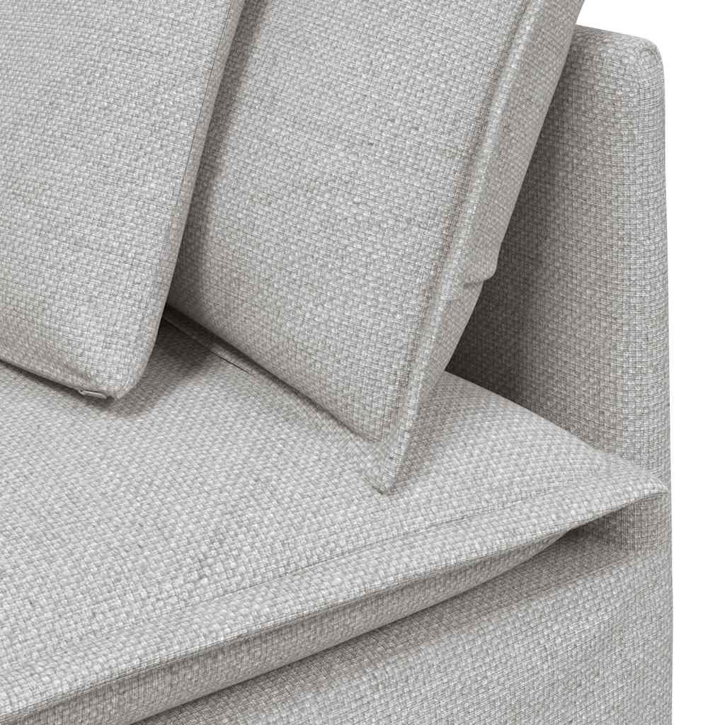 modulsofa hjørnemodul med hynder 100 cm skygrå