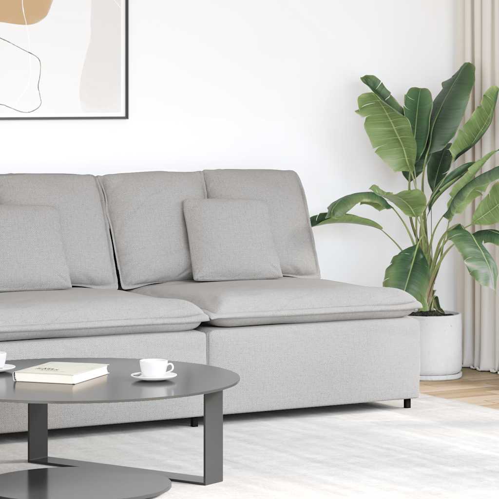 modulsofa hjørnemodul med hynder 100 cm skygrå